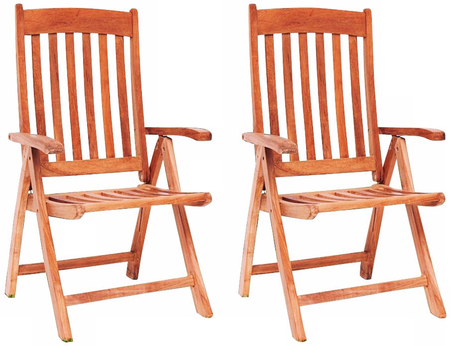 Amazonia Teak Belfast Outdoor Position Chairs