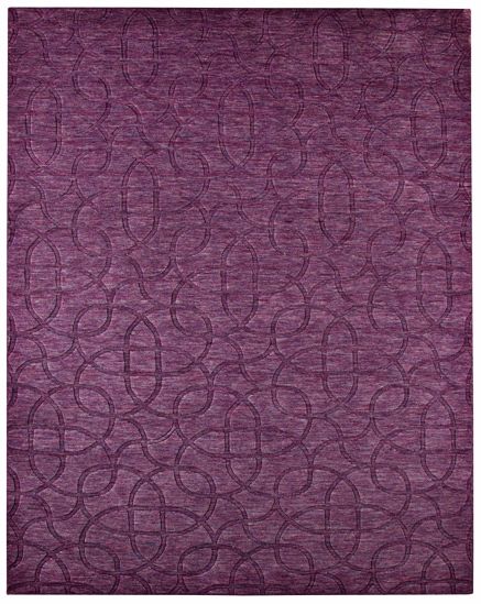 Uptown UP2454 Plum Purple Area Rug