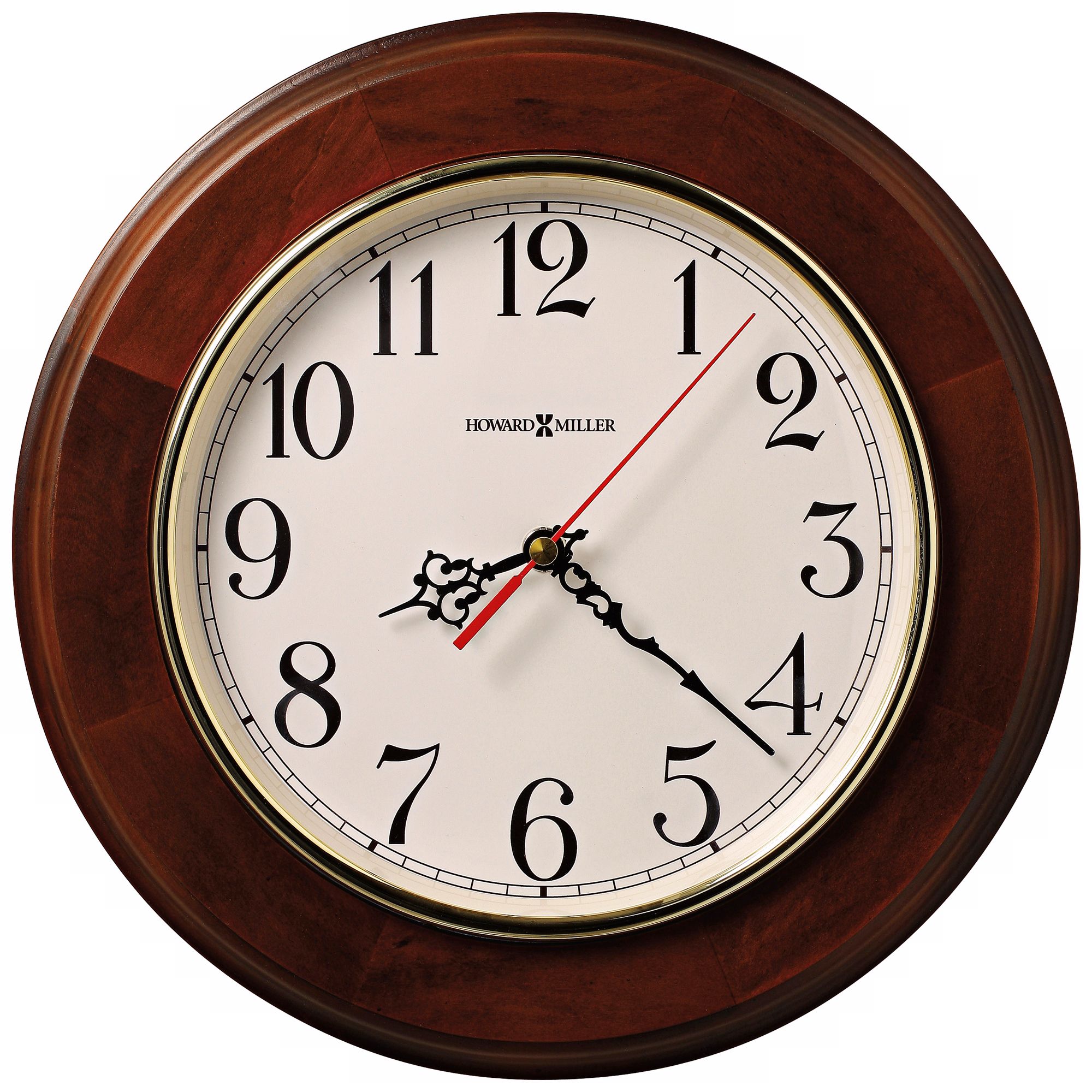 Howard Miller Brentwood 11 1/2" Wide Cherry Wall Clock
