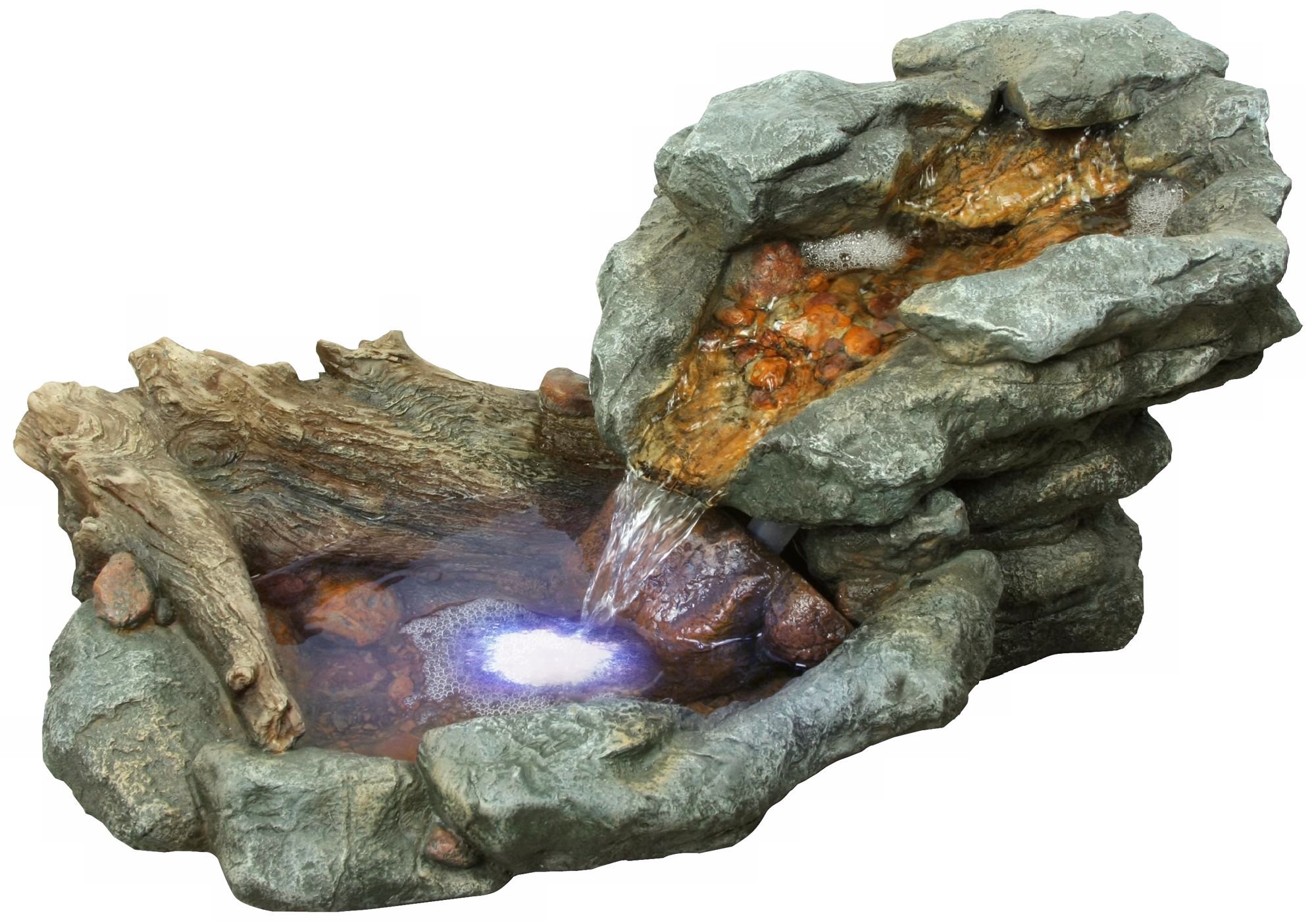 Rocky Falls LED Fountain