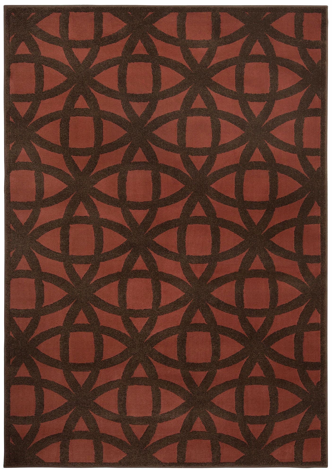 Oriental Weavers Zanzibar 2963B Rust Area Rug
