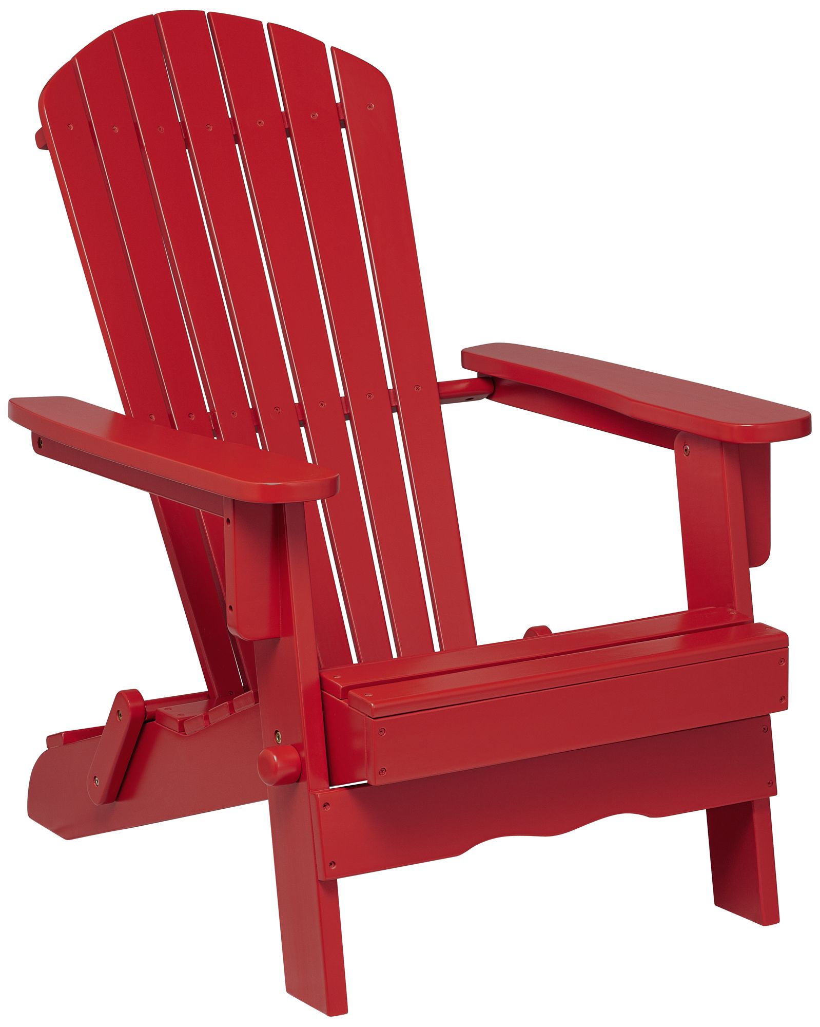 Monterey Wood Adirondack Chair in Red