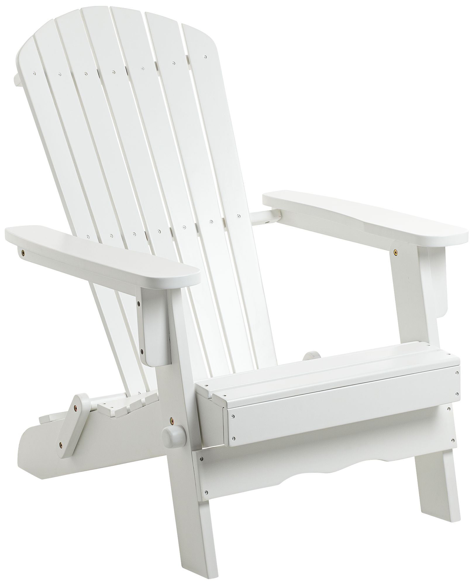 Monterey White Wood Adirondack Chair