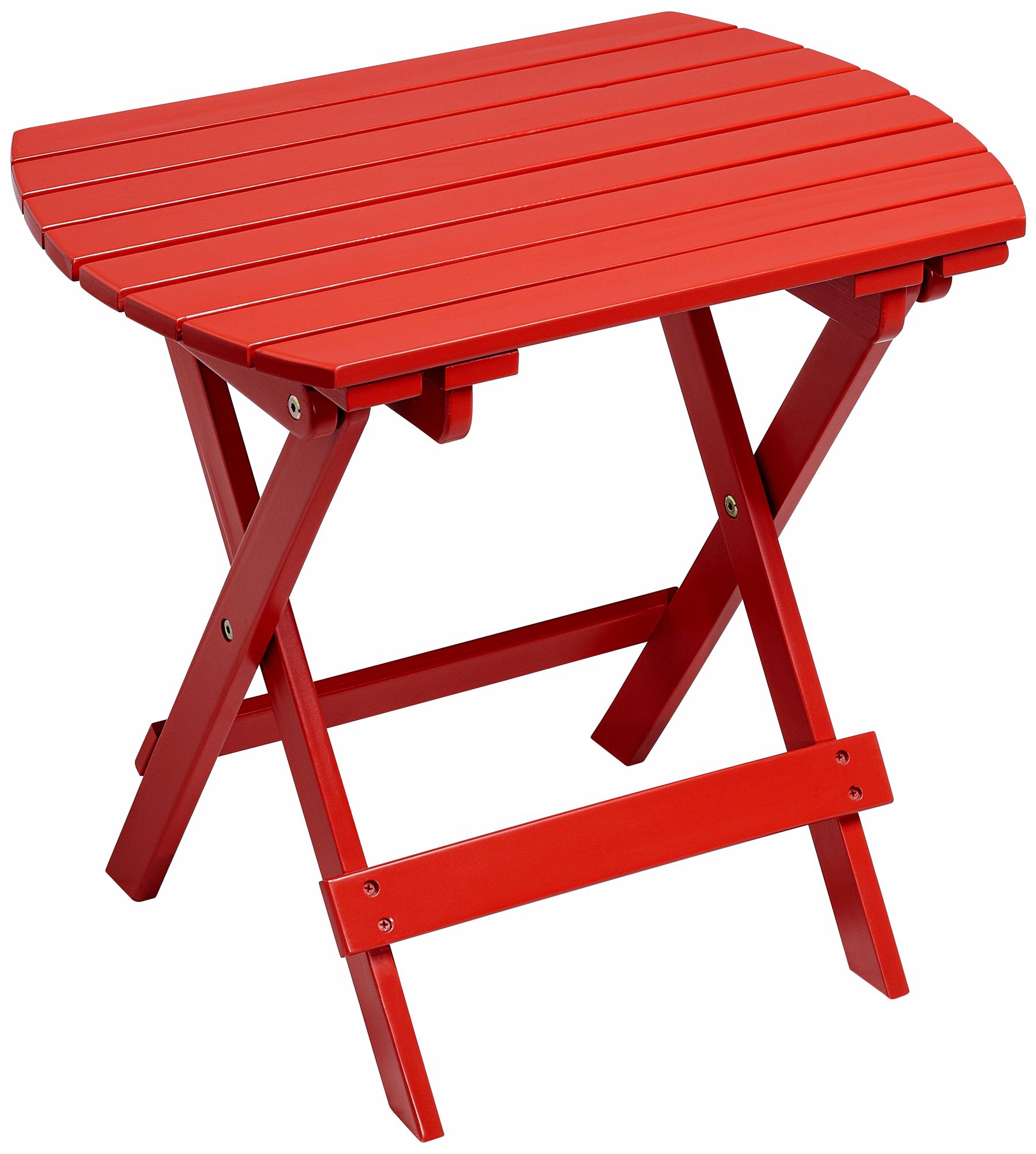 Monterey Wood Outdoor Side Table in Red