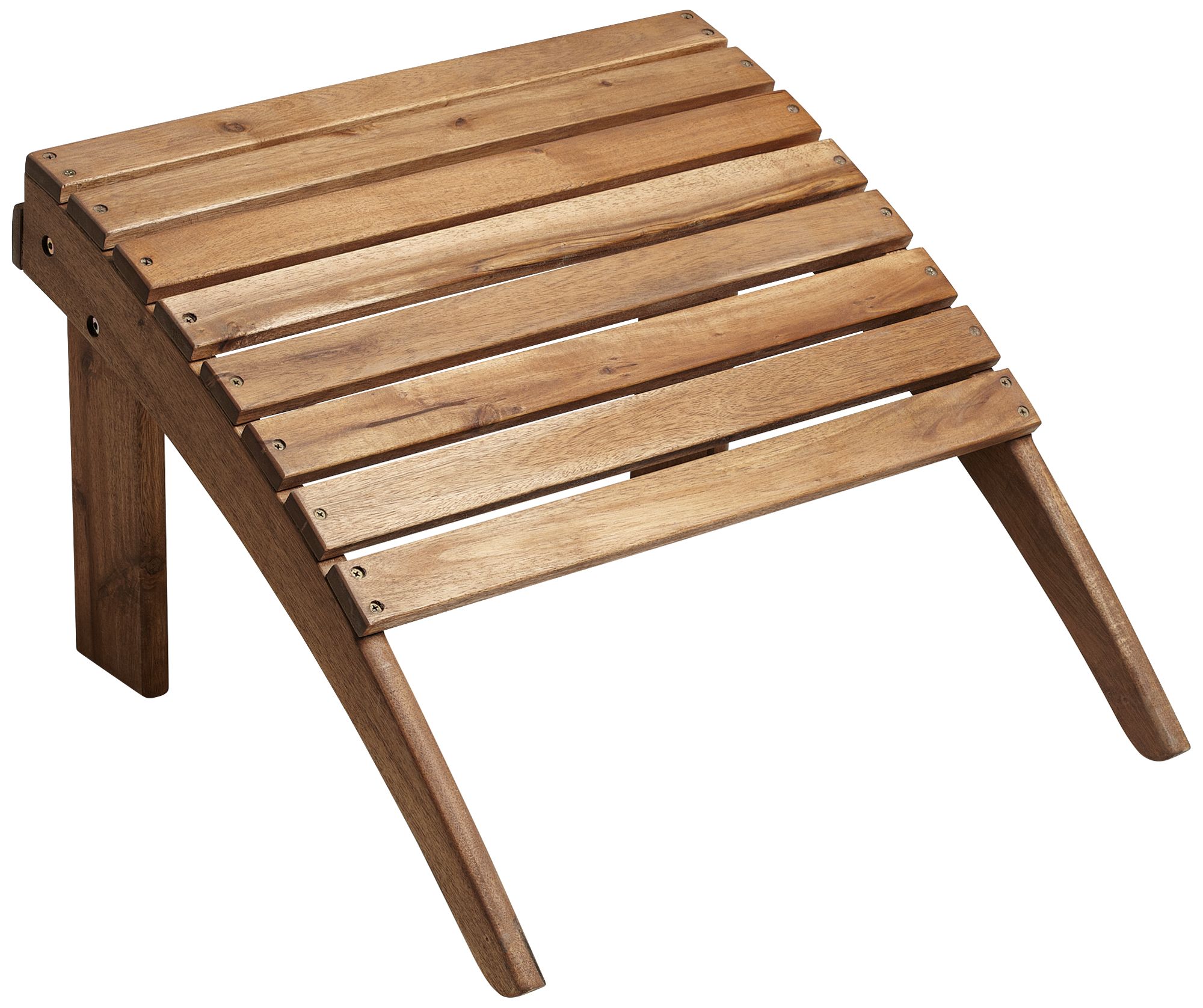 Monterey Natural Wood Outdoor Ottoman