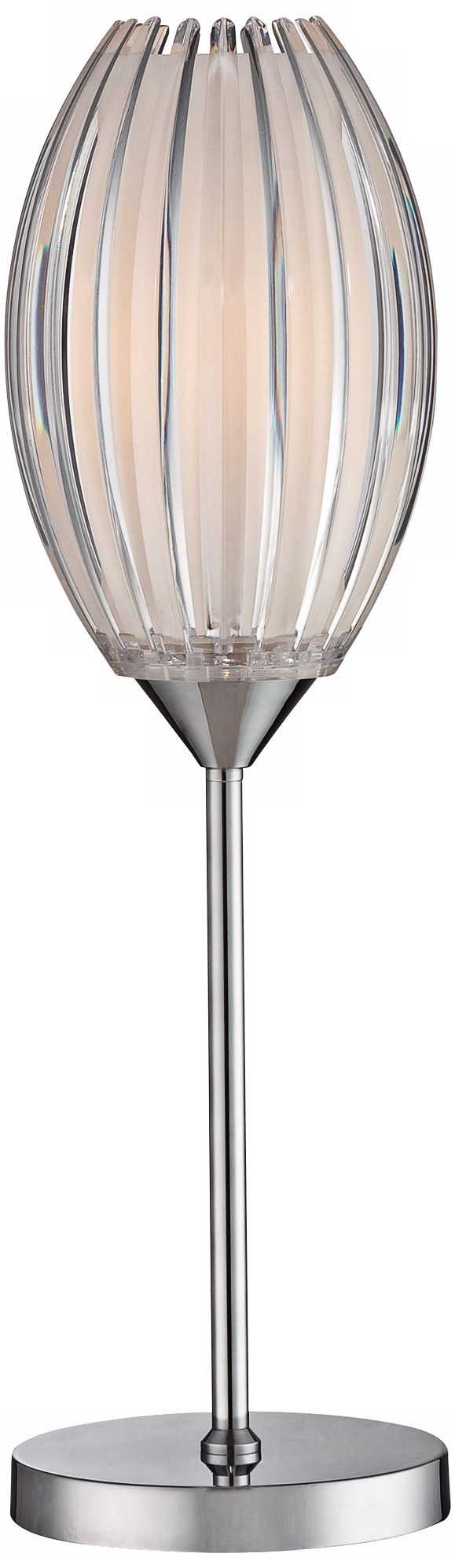 Lite Source Lotuz Chrome Table Lamp