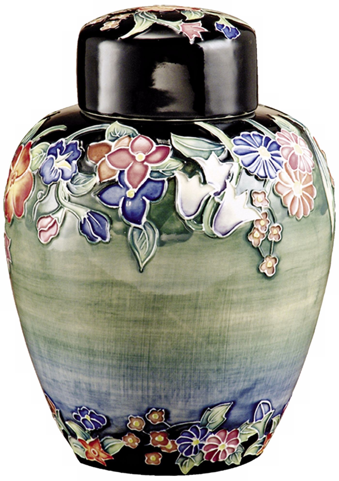 Dale Tiffany Flower Garden Hand-Painted Porcelain Jar