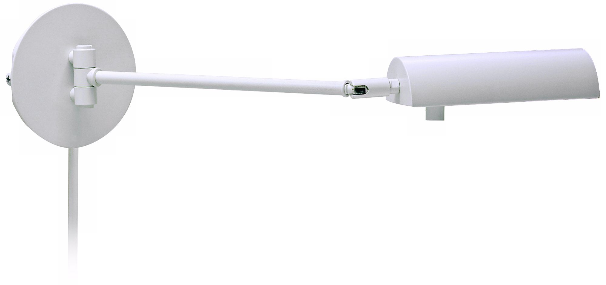 House of Troy Generation White Swing Arm Wall Lamp