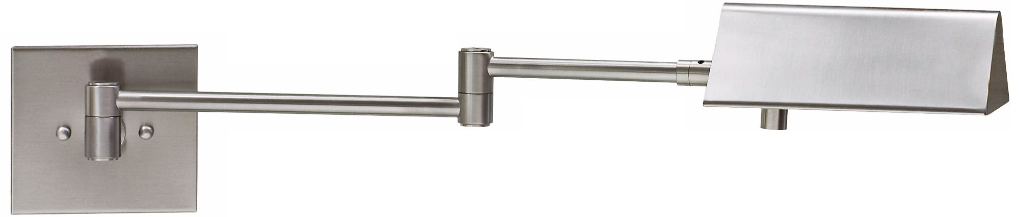 House of Troy Pinnacle Satin Nickel Swing Arm Wall Lamp