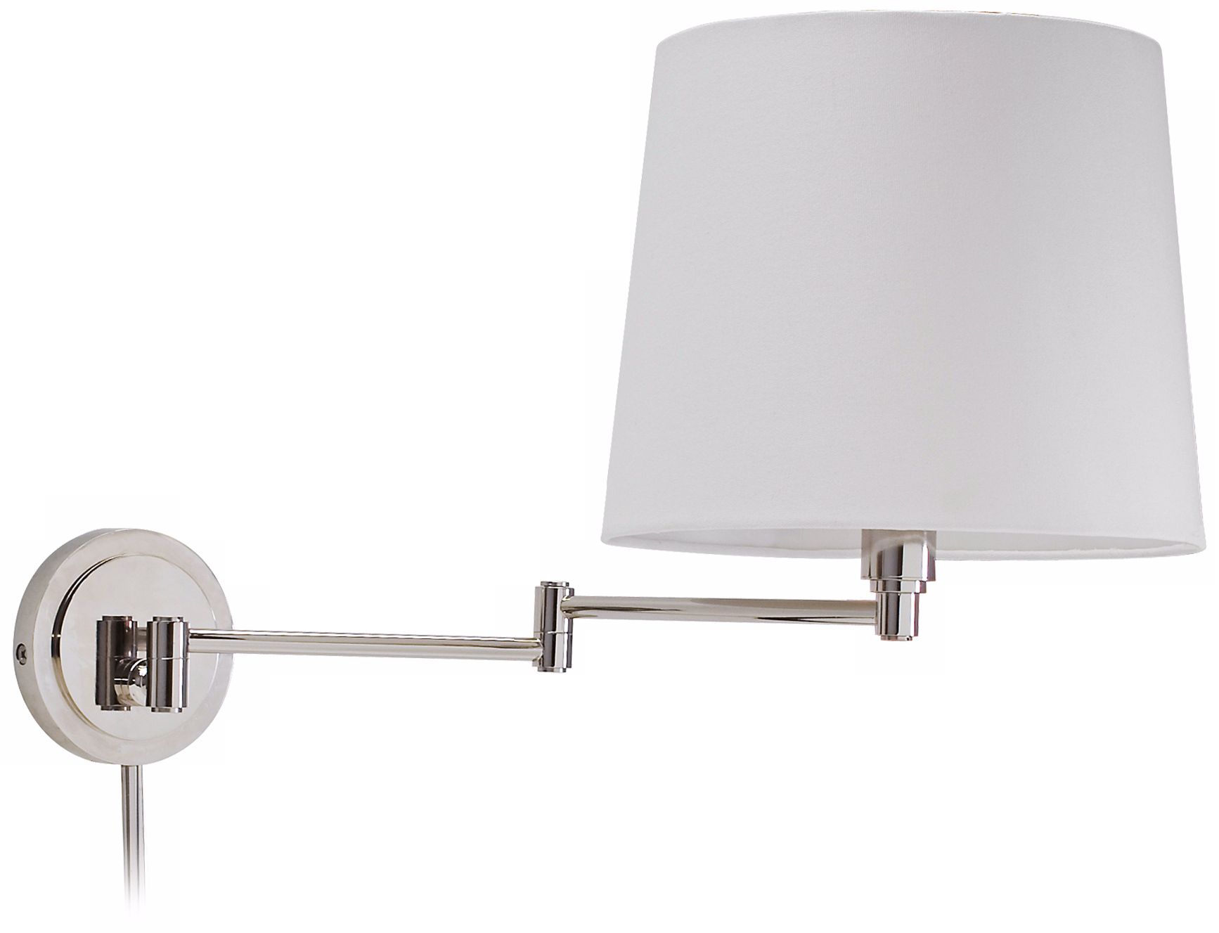 House of Troy Town House Nickel Swing Arm Wall Lamp