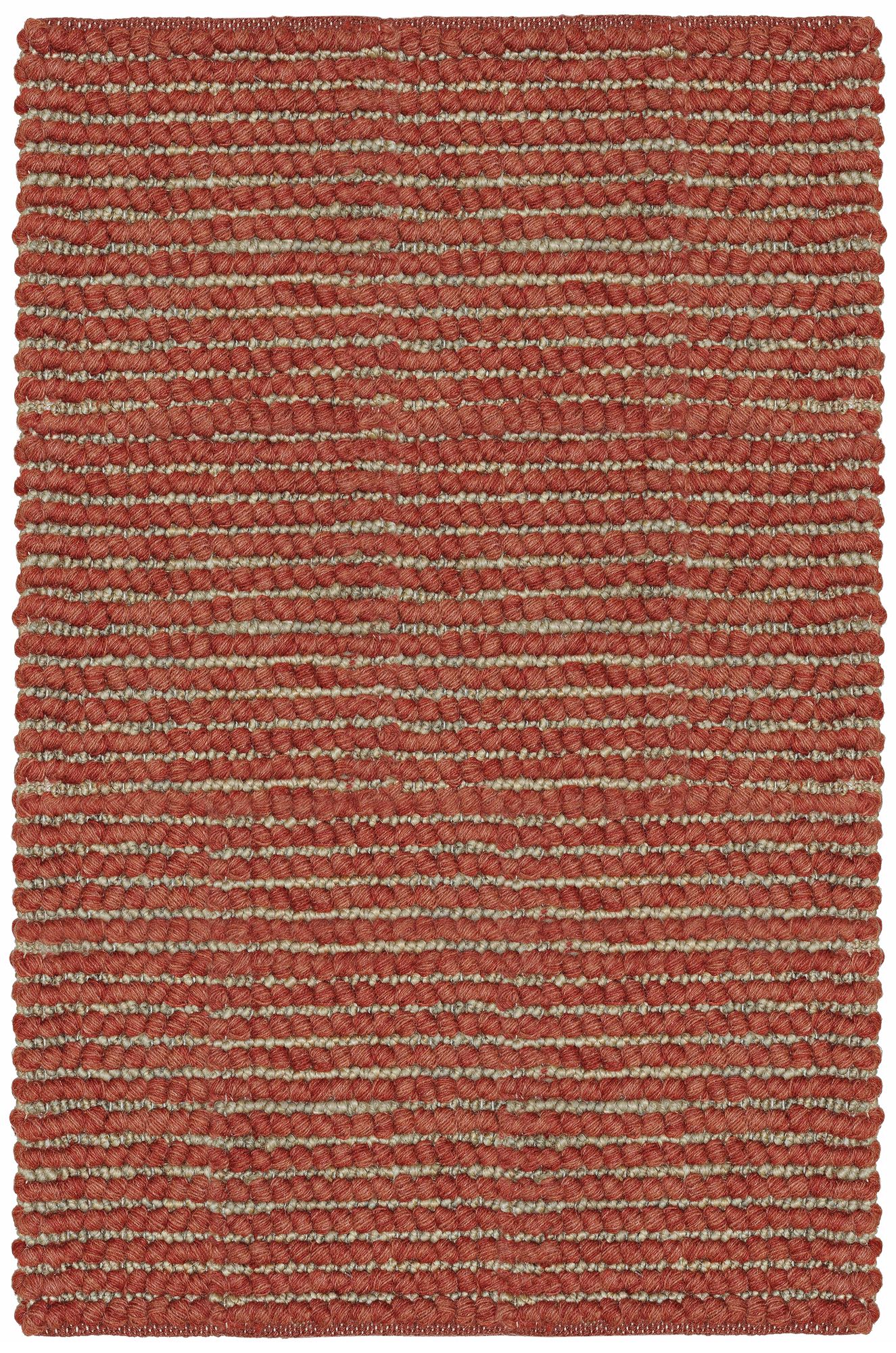 Diedre Wool 8'x10' Cayenne Red Area Rug