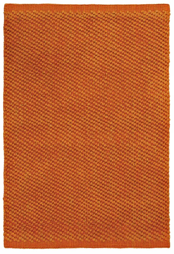 Classic Home Berber 4'x6' Rust Orange Area Rug