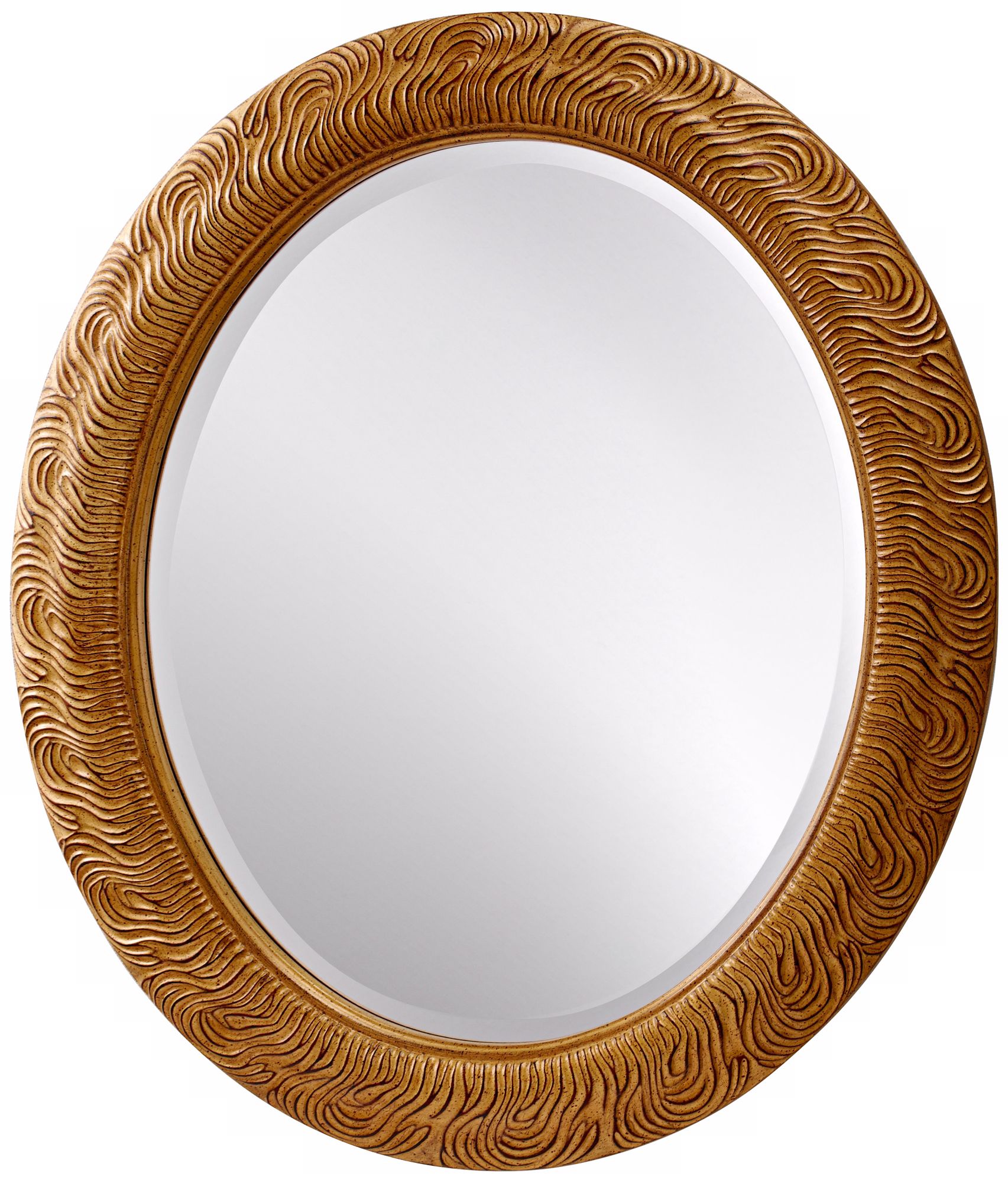 Murray Feiss Arlene 36" High Oval Wall Mirror