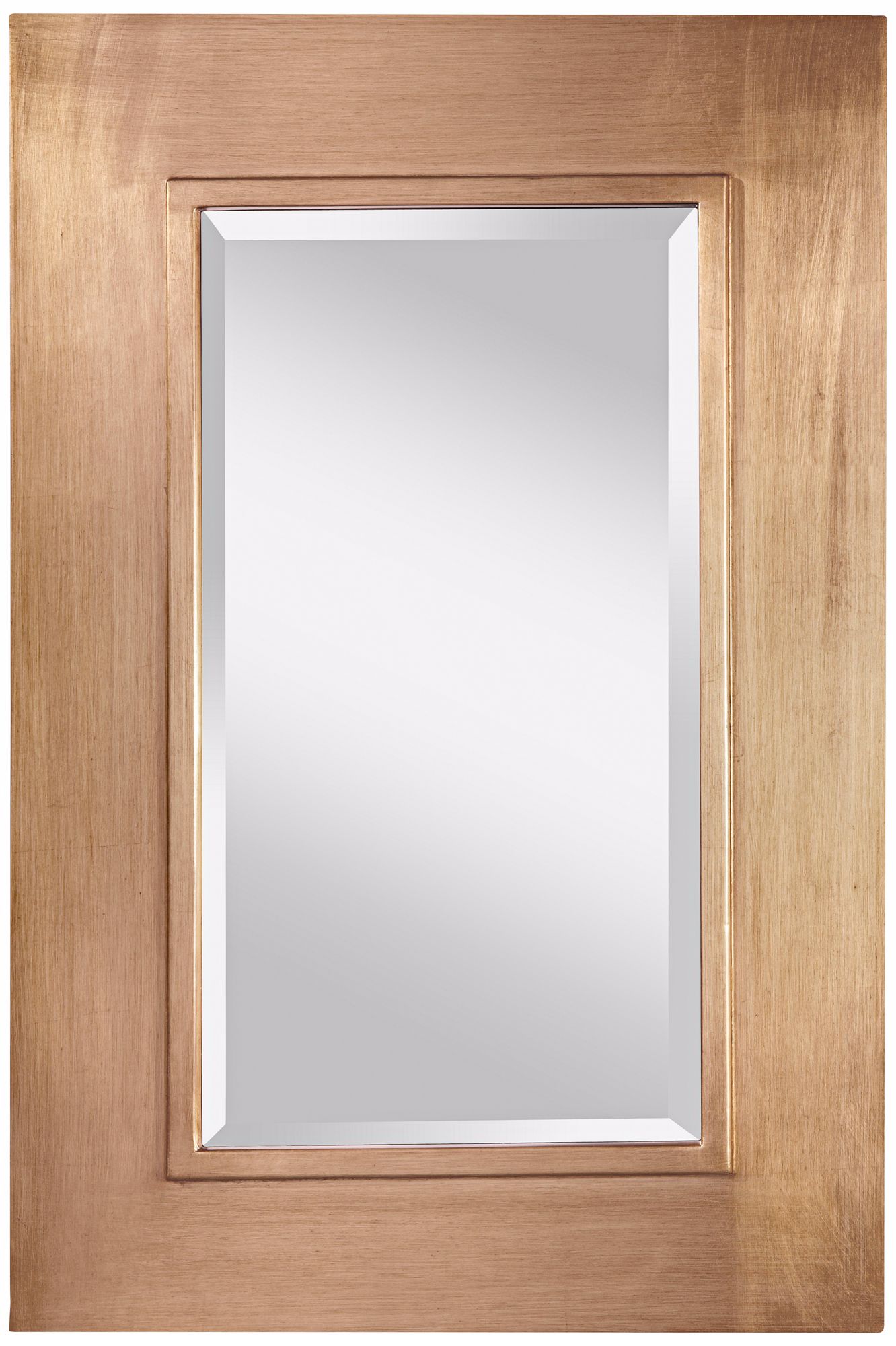 Murray Feiss Smythe Silver 36" High Framed Wall Mirror