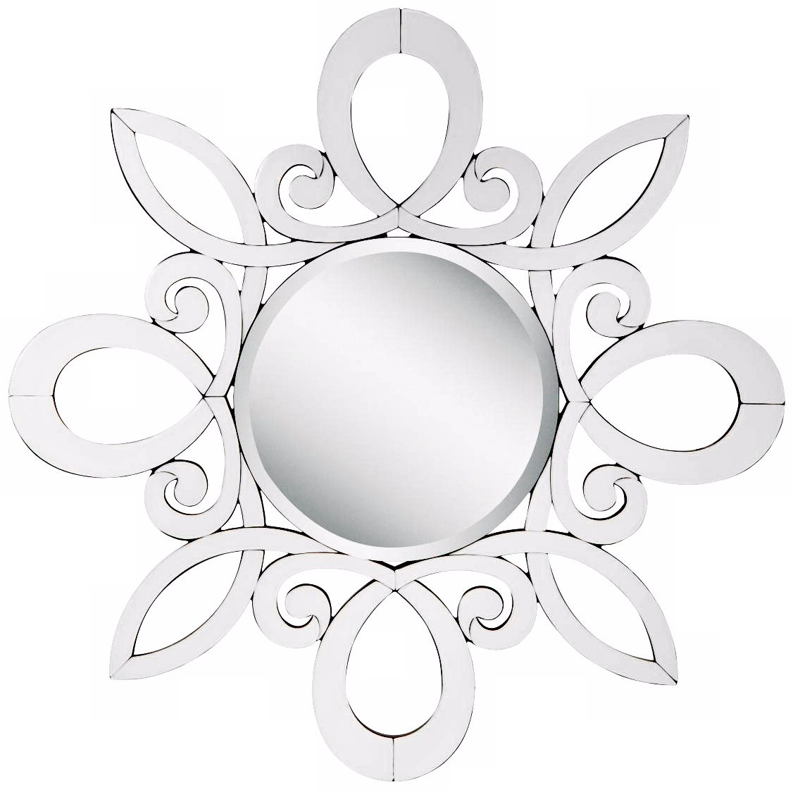 Kichler January 47 1/4" Wide White Wall Mirror