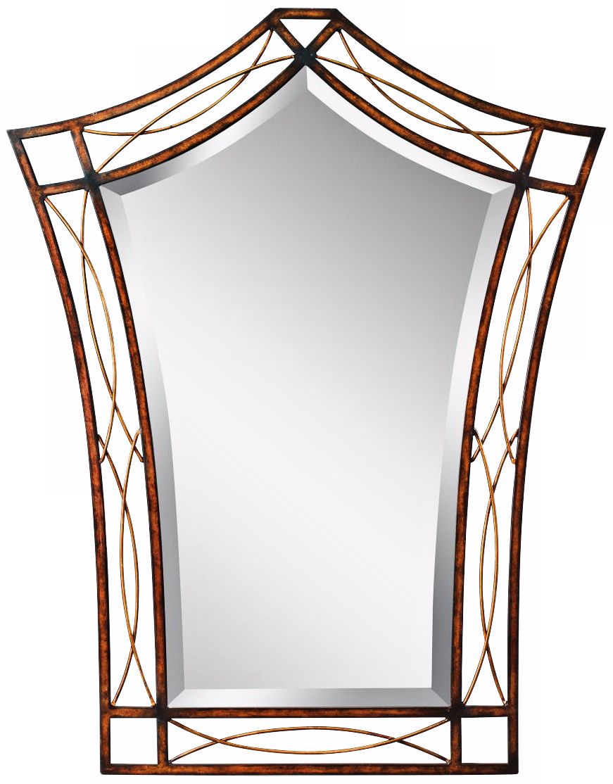 Kichler Heathcliff 38 3/4" High Copper Wall Mirror
