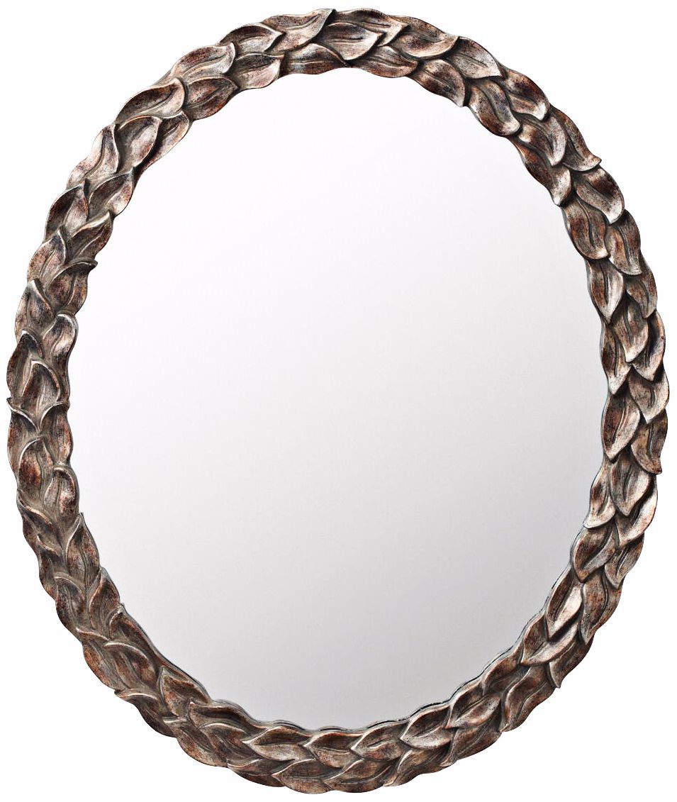 Kichler Acanthus 36" High Oval Wall Mirror
