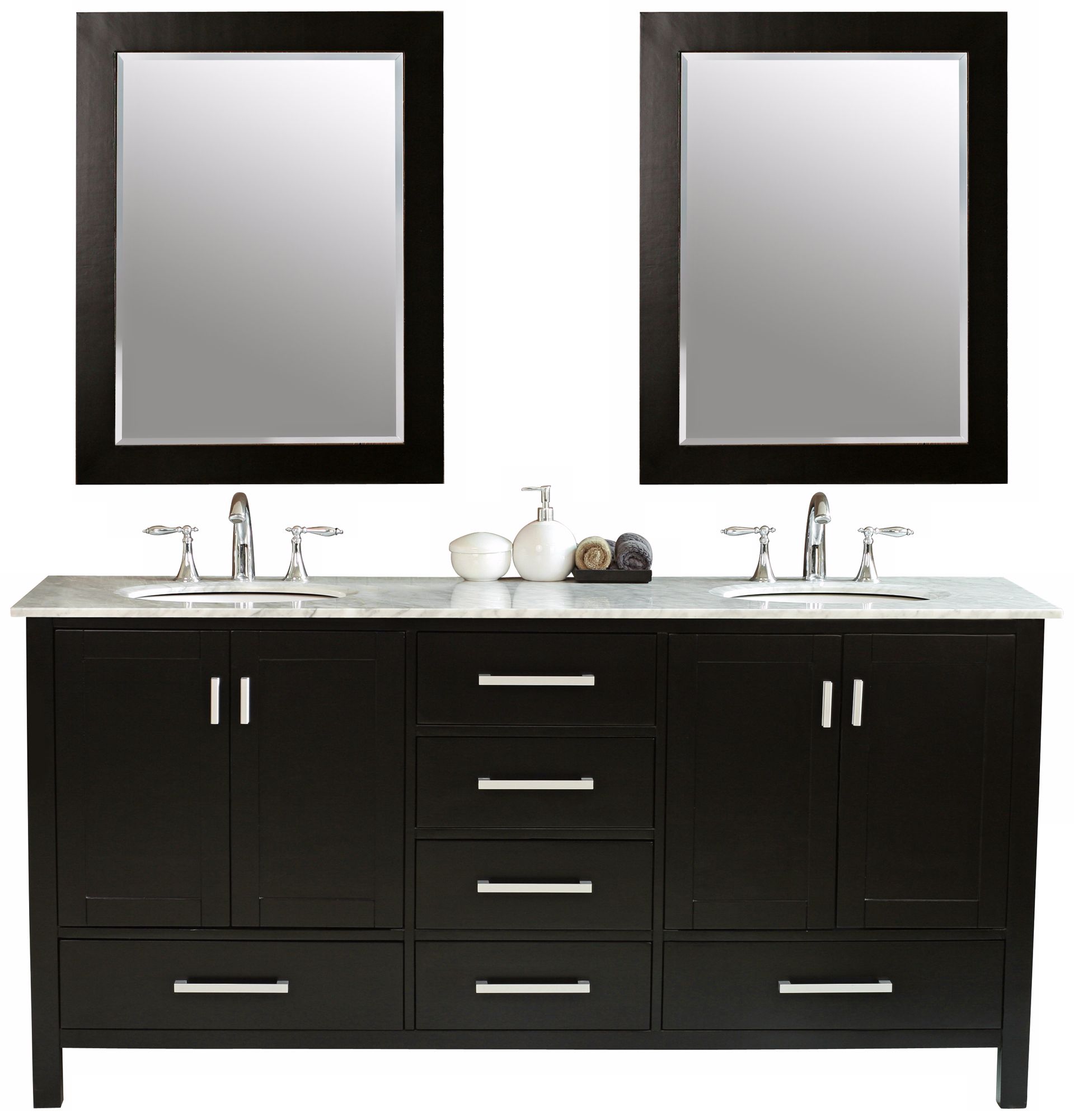 Malibu 72" Double Sink Vanity