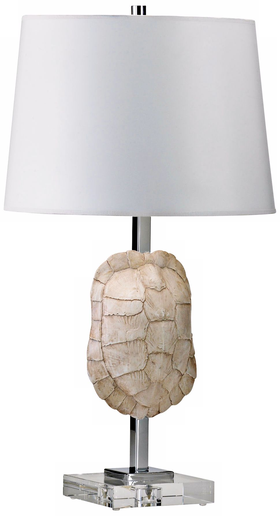Tortoise Shell Crystal Table Lamp