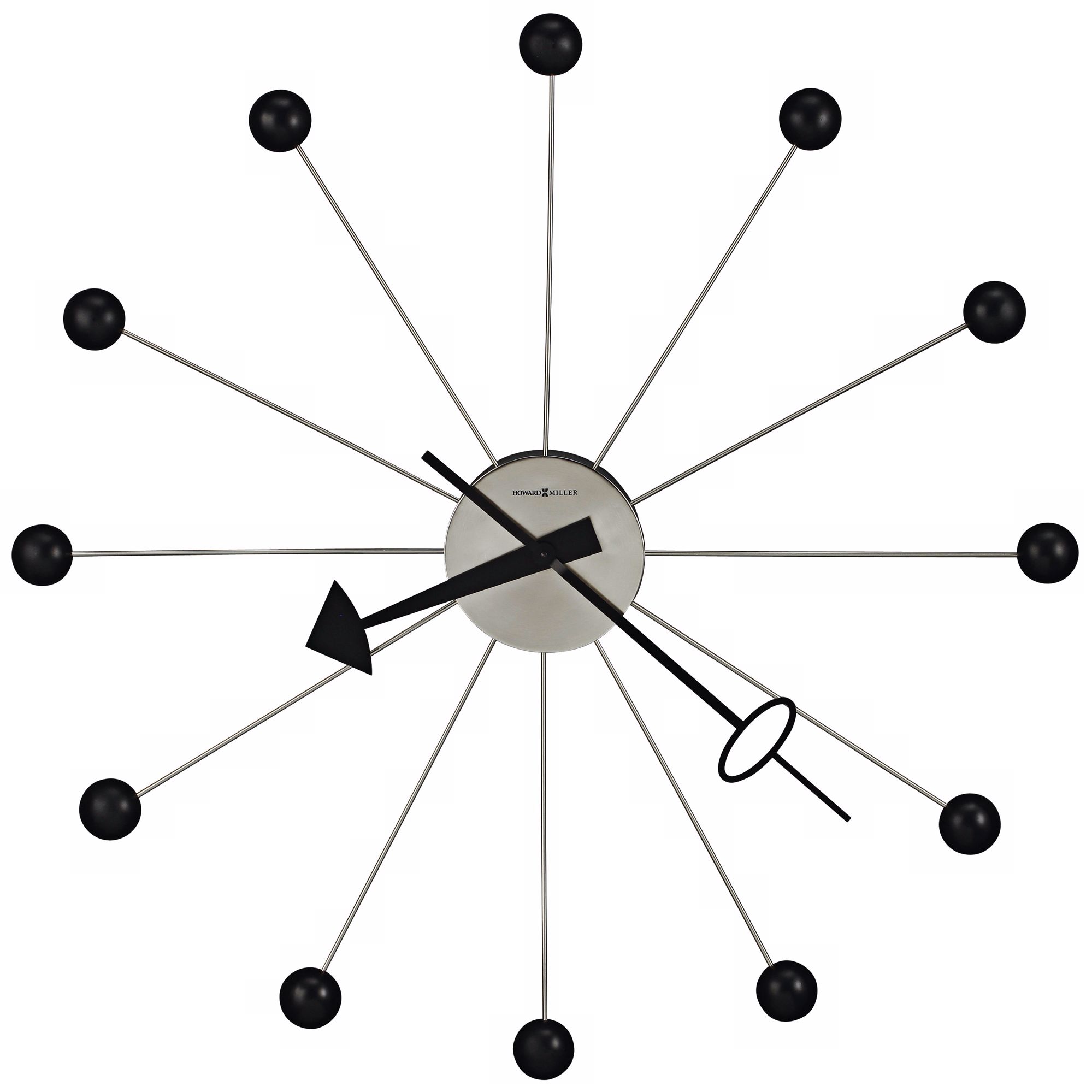 Howard Miller 42" Wide Retro Ball II Wall Clock