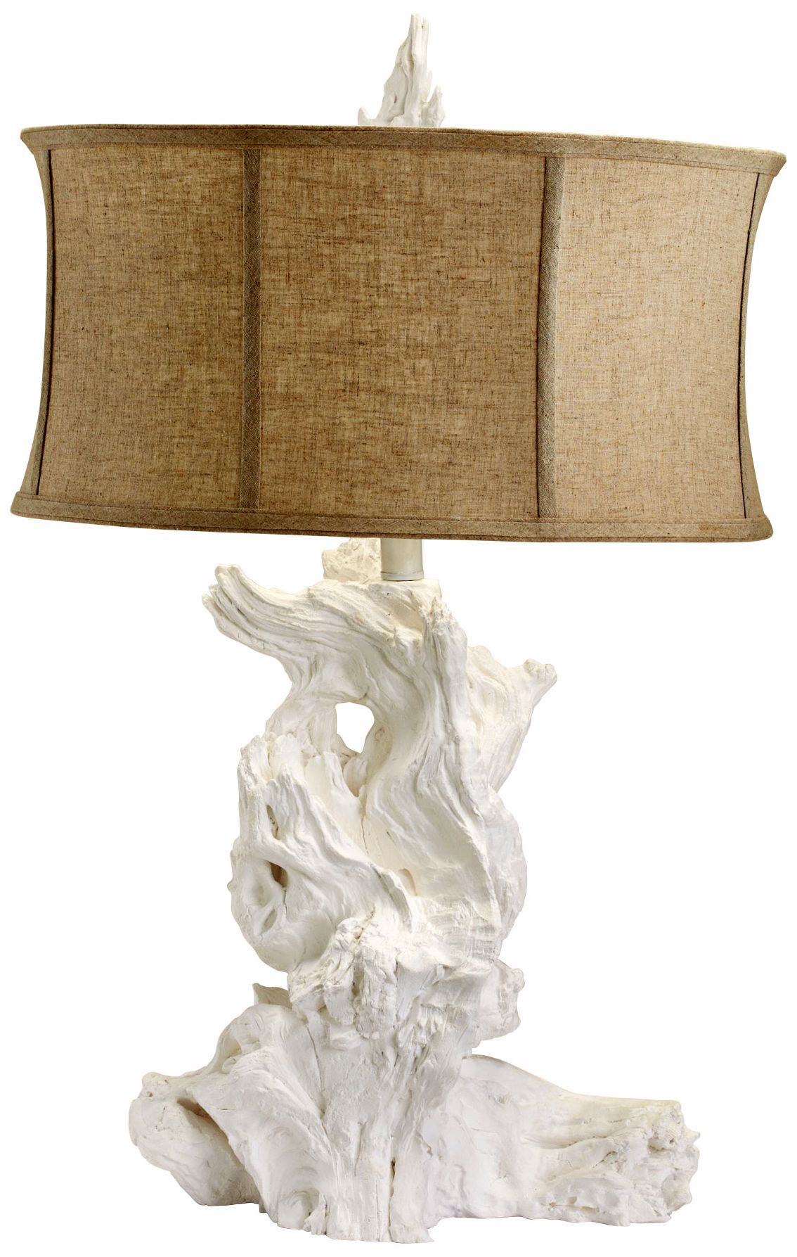 White Driftwood Table Lamp