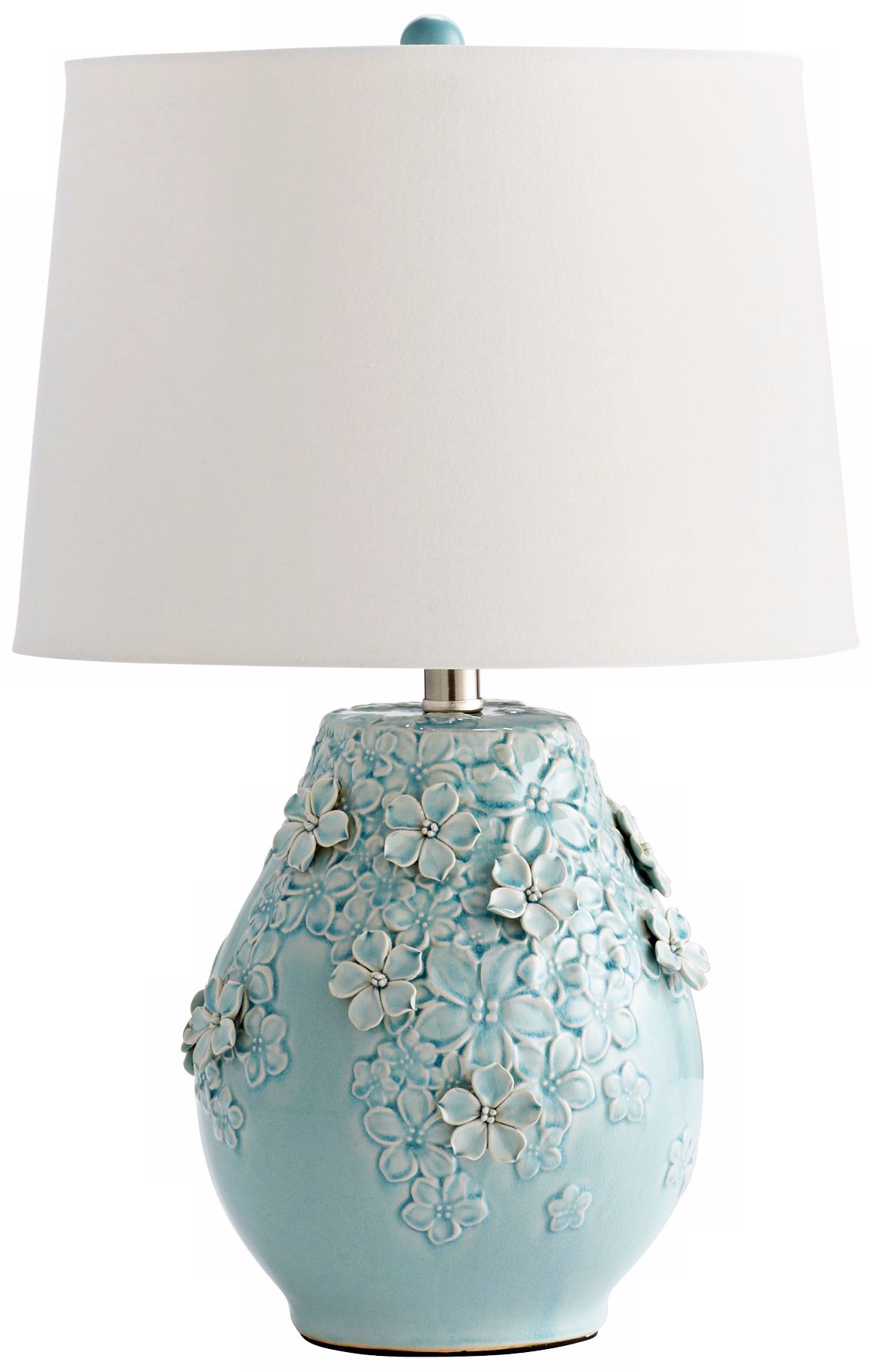 Eire Ceramic Sky Blue Table Lamp