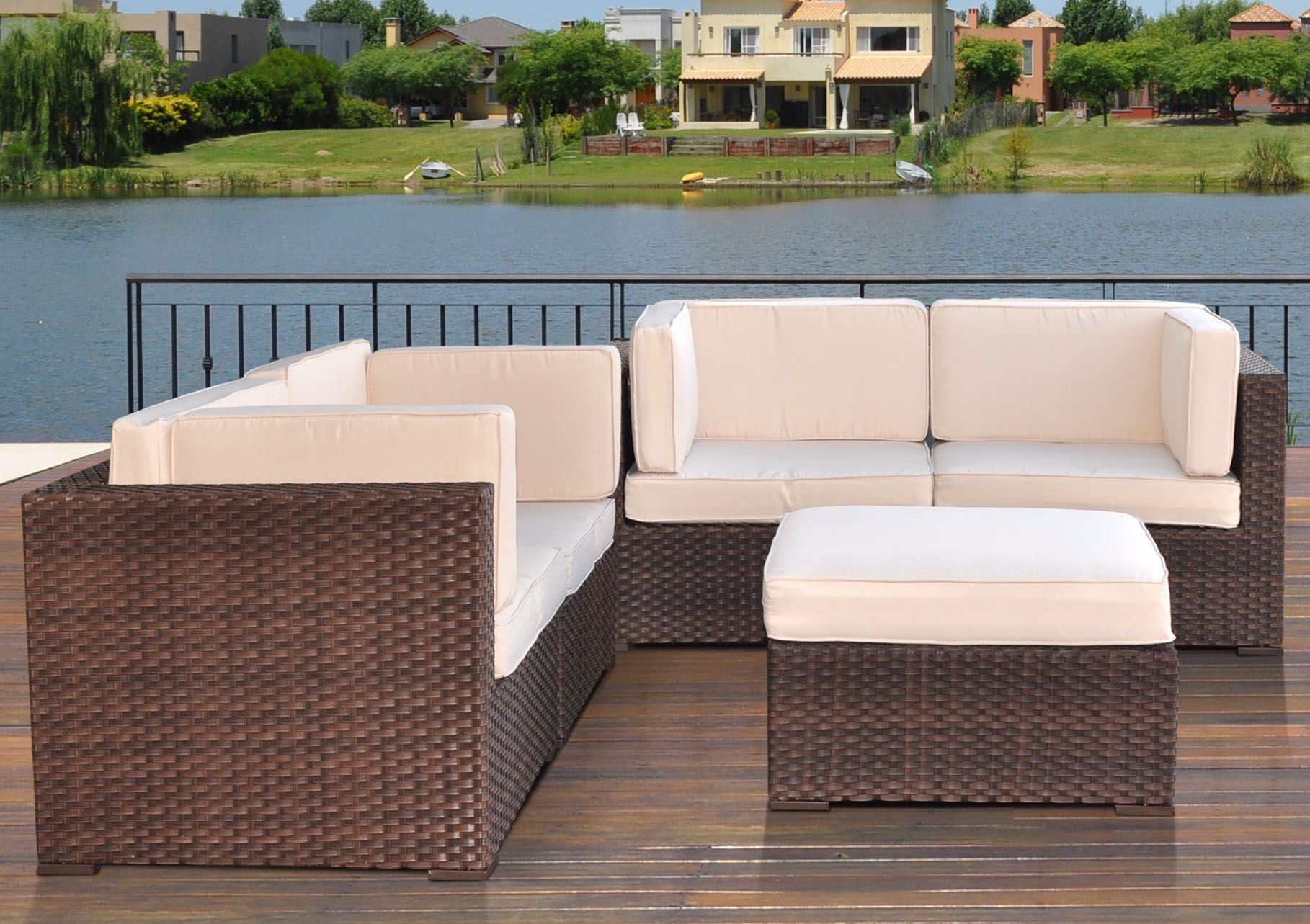 Atlantic Nice Conversation 5-Piece Outdoor Seating Set