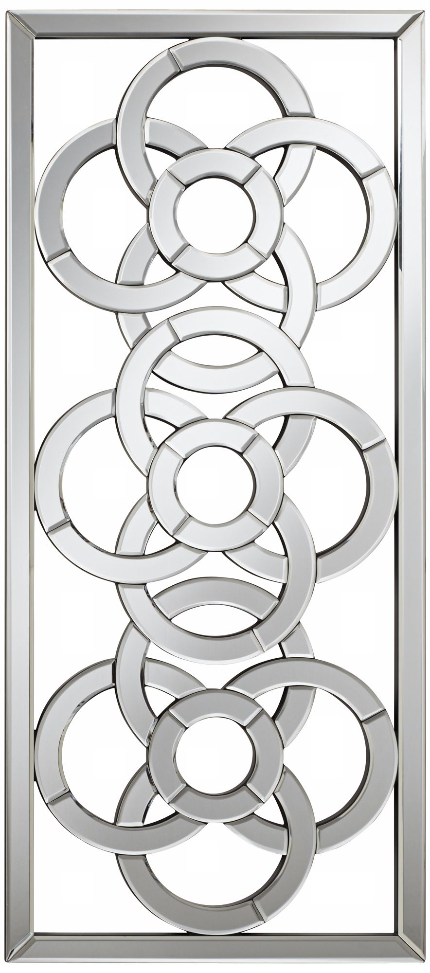 Gaelic Screen 41" High Rectangular Openwork Wall Mirror