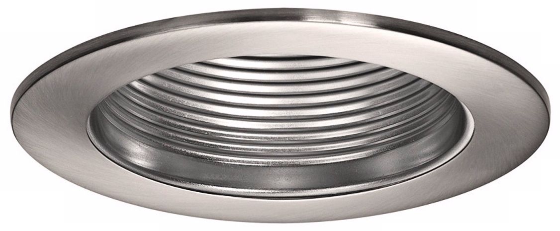 WAC 4" Step Baffle Recessed Downlight Brushed Nickel Trim