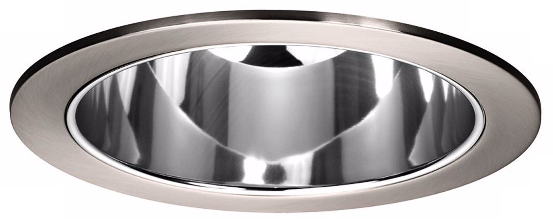 WAC 6" Line Voltage Clear Reflector Nickel Recessed Trim