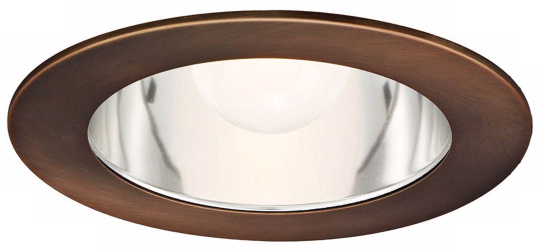 WAC 6" Downlight Clear Reflector Copper Recessed Trim