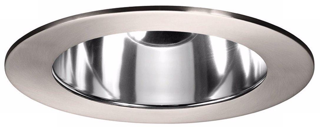 WAC 6" Downlight Clear Reflector Nickel Recessed Trim