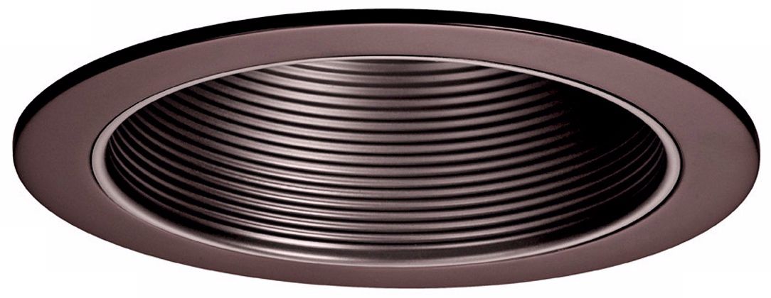 WAC 6" Line Voltage Copper Bronze Baffle Recessed Light Trim