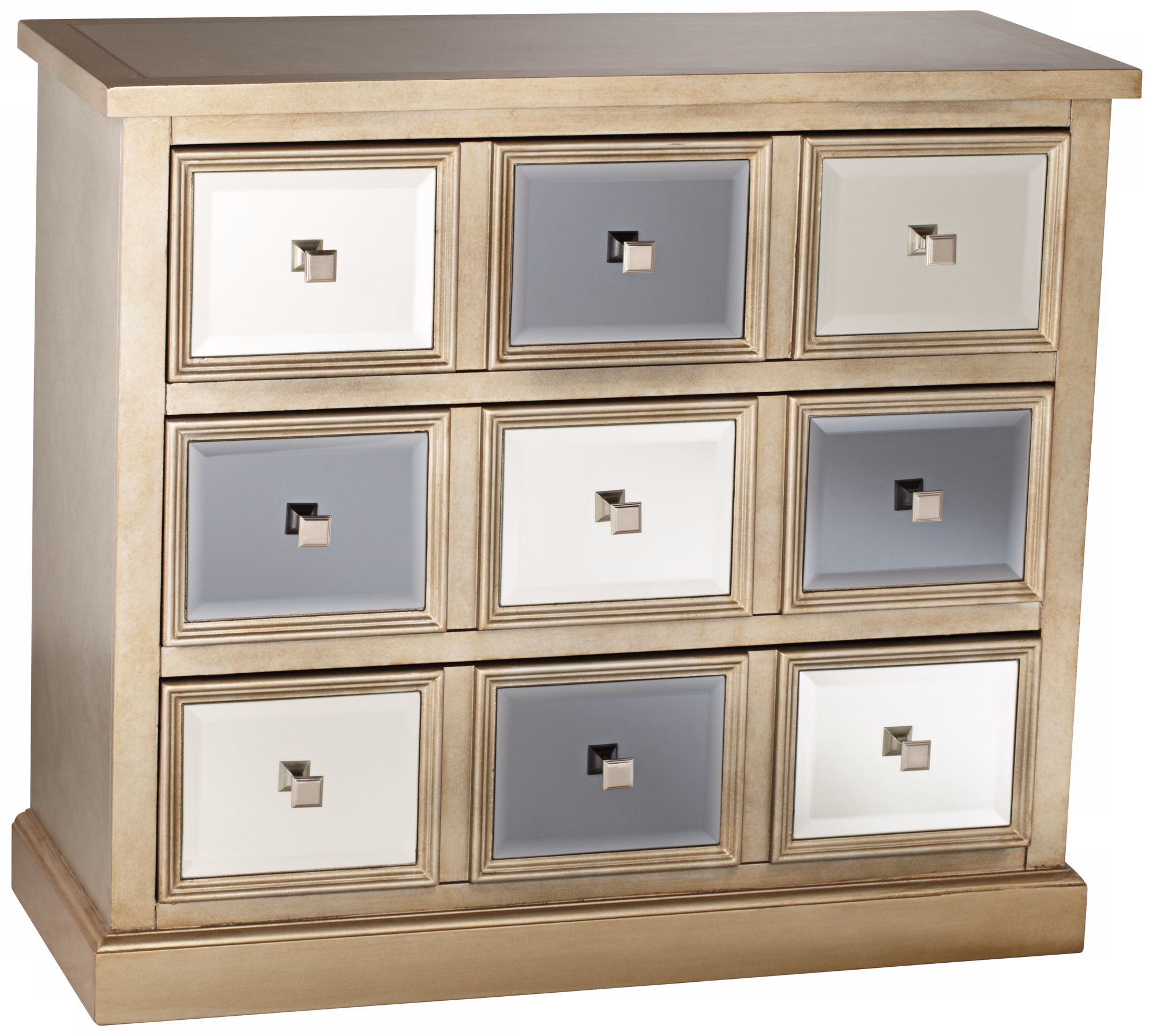 Gold Metallics 3-Drawer Storage Chest
