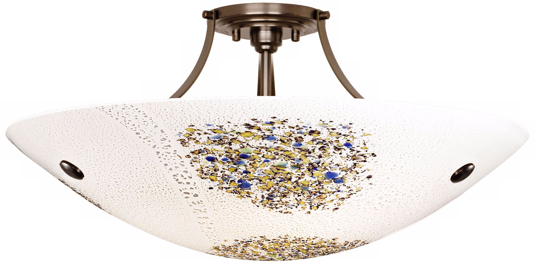 LBL Veneto Grande Bronze Opal 23 1/2" Ceiling Light