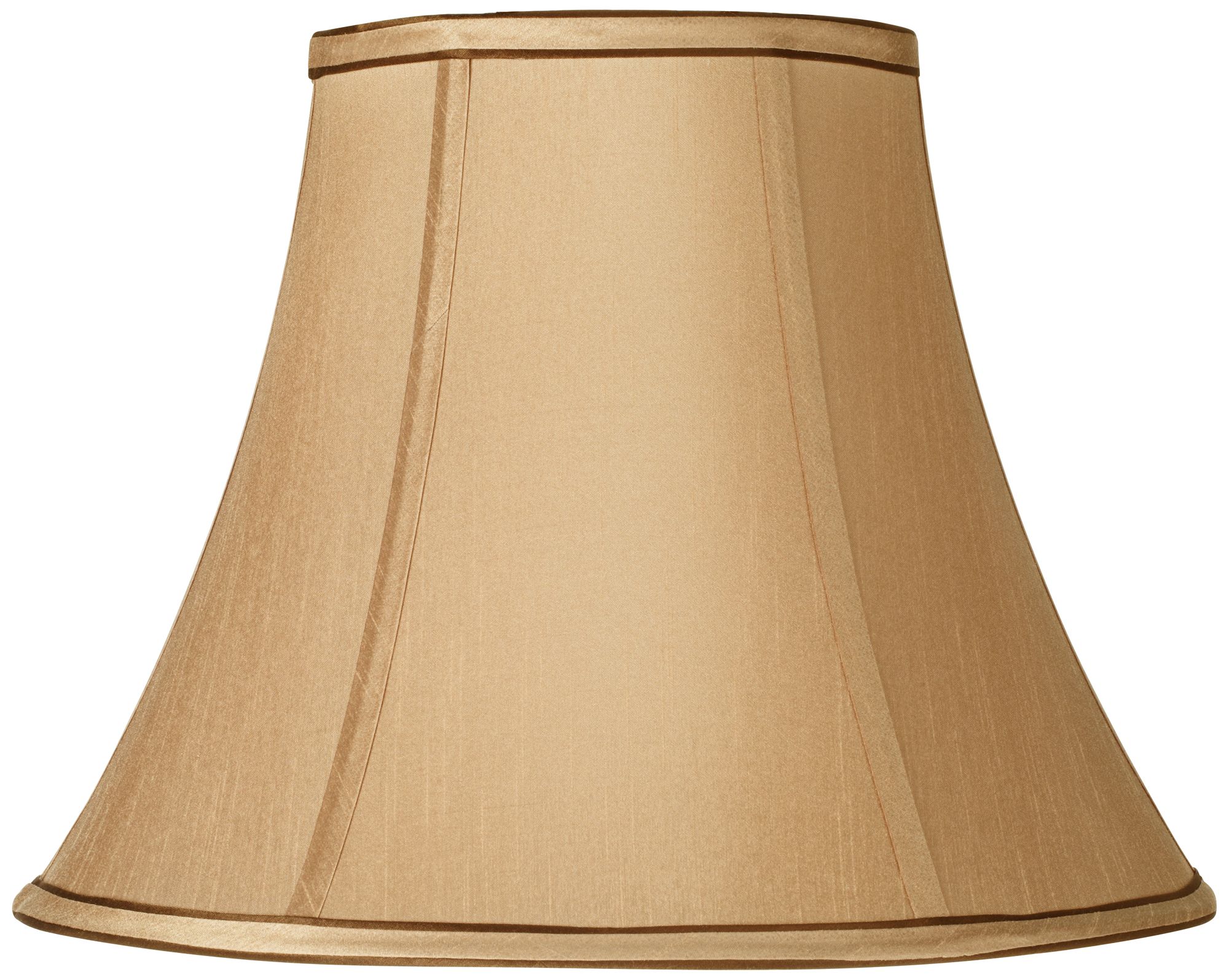 Springcrest™ Tan and Brown Bell Lamp Shade 7x14x11 (Spider)