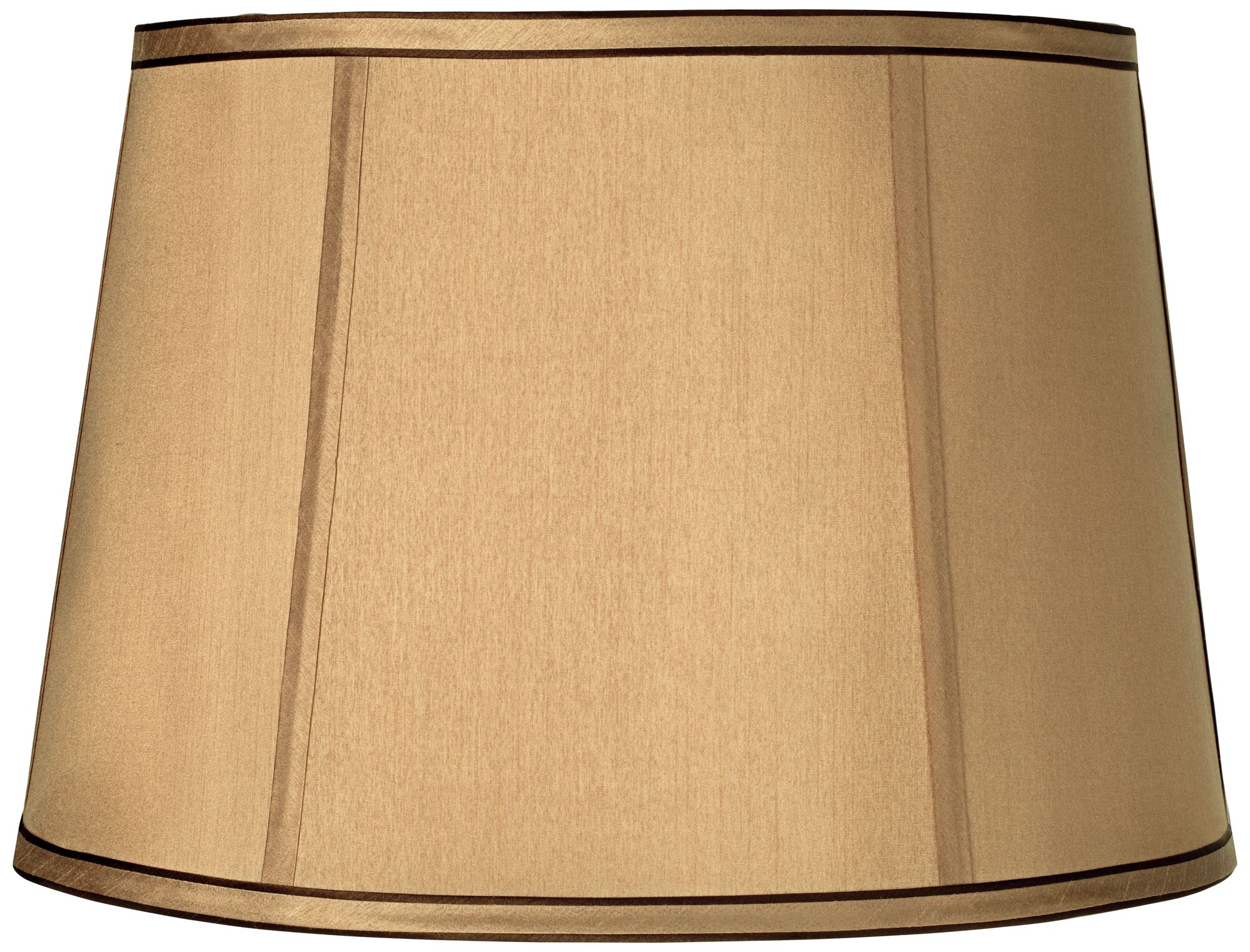 Springcrest™ Tan and Brown Drum Shade 13x16x11 (Spider)