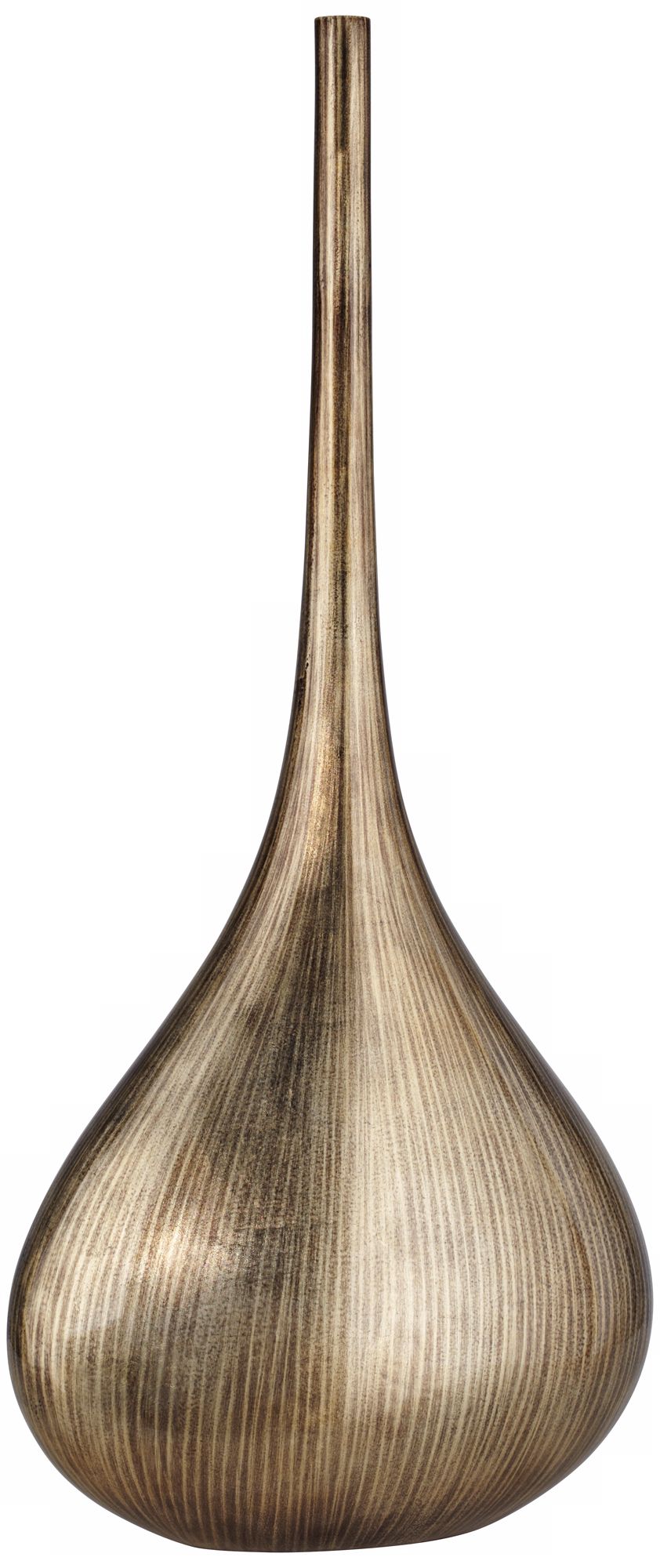 Line Collection Large Champagne Bottle Vase