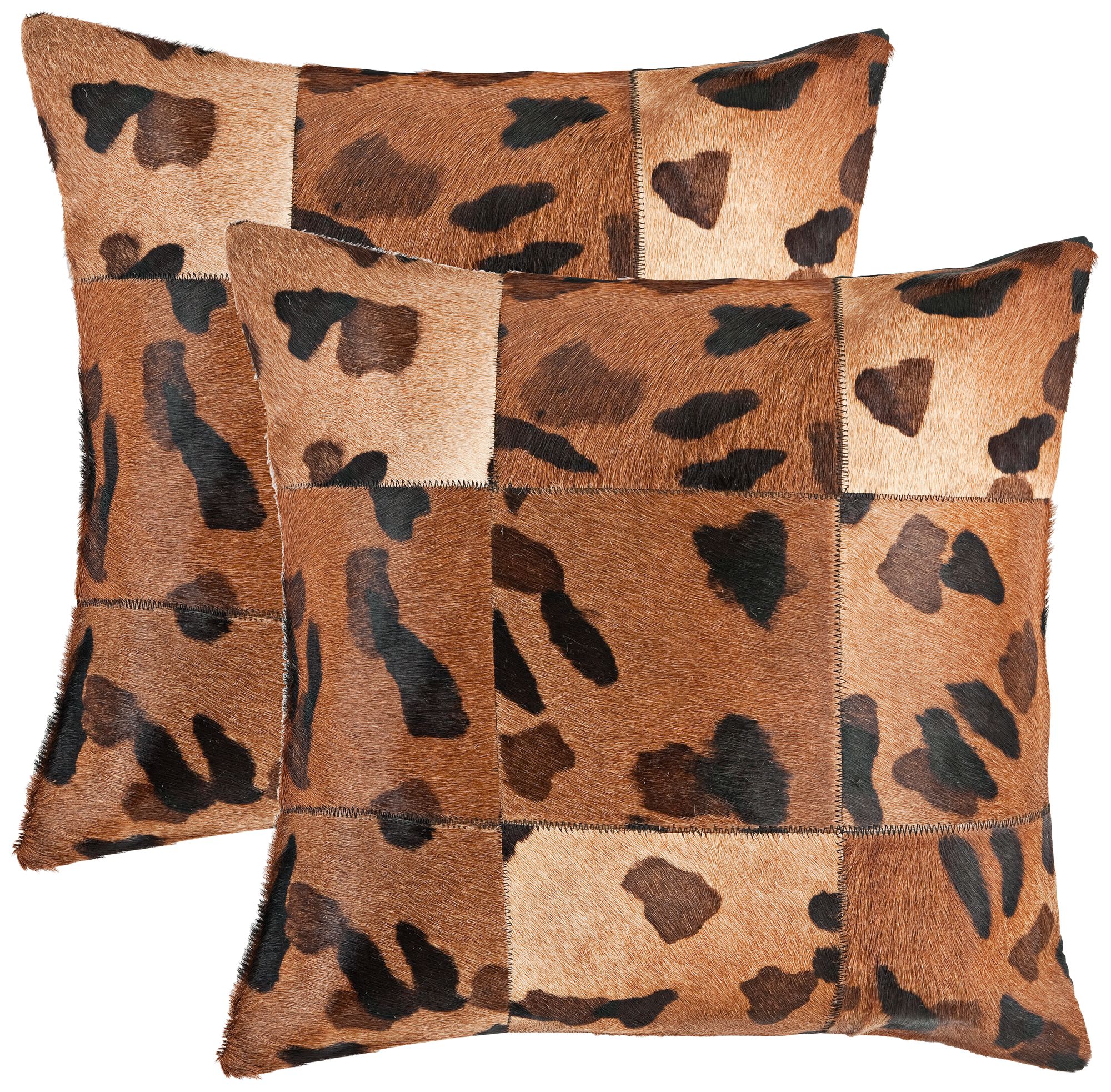 Set of 2 Safavieh Bardot Charcoal Chevron Accent Pillows