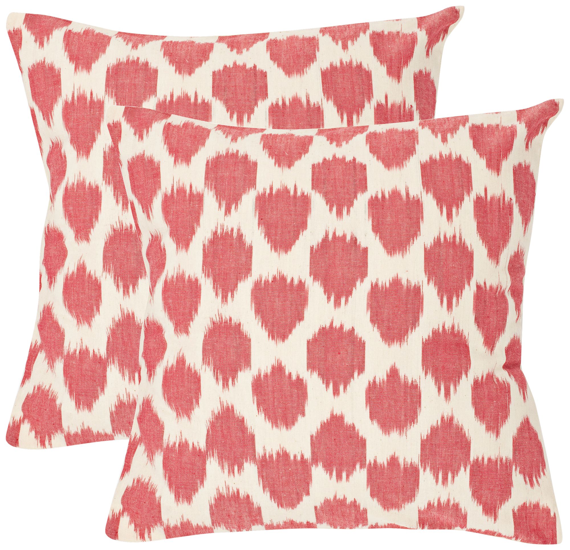 Set of 2 Safavieh Rose Polka Dot Accent Pillows