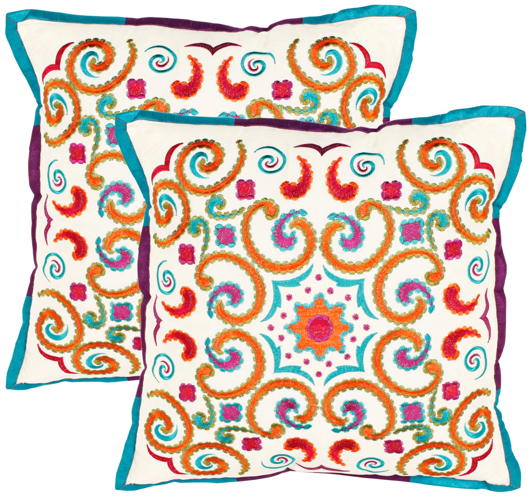 Set of 2 Safavieh Calycopis Moroccan Accent Pillows