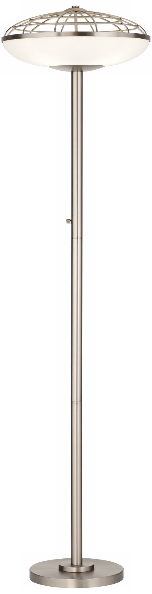 Possini Euro Industrial Open Cage Light Blaster™ Torchiere