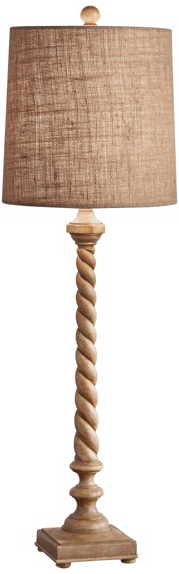 Murray Feiss Castillo Aged Wood Table Lamp