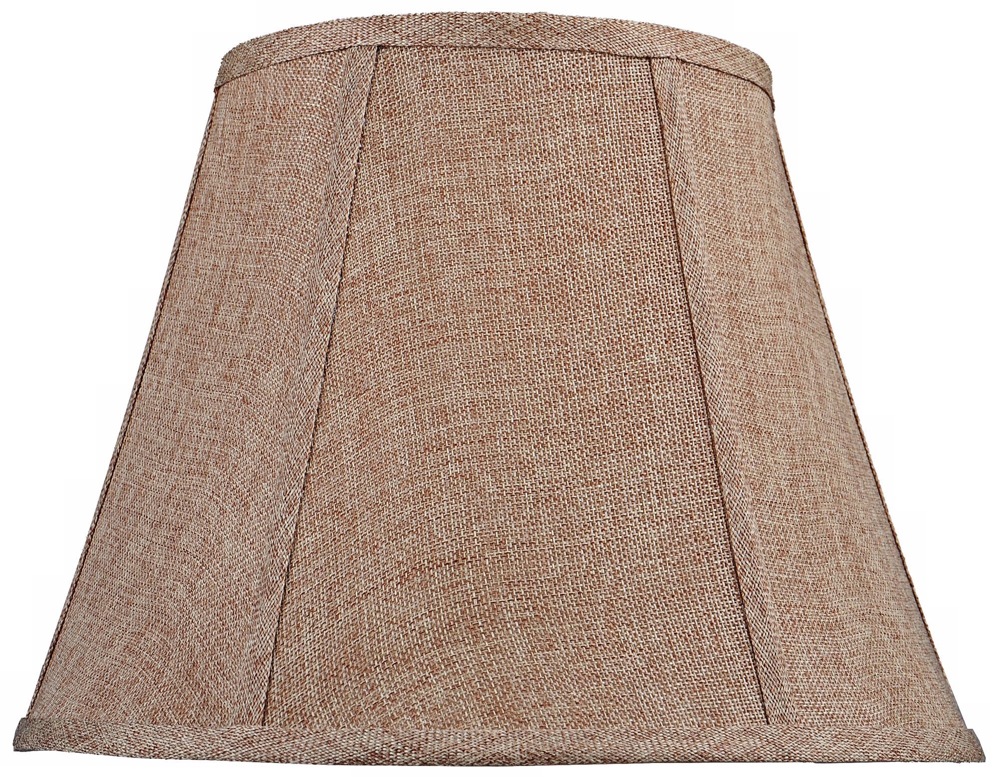 Tan Weave Lamp Shade 8x14x11 (Spider)