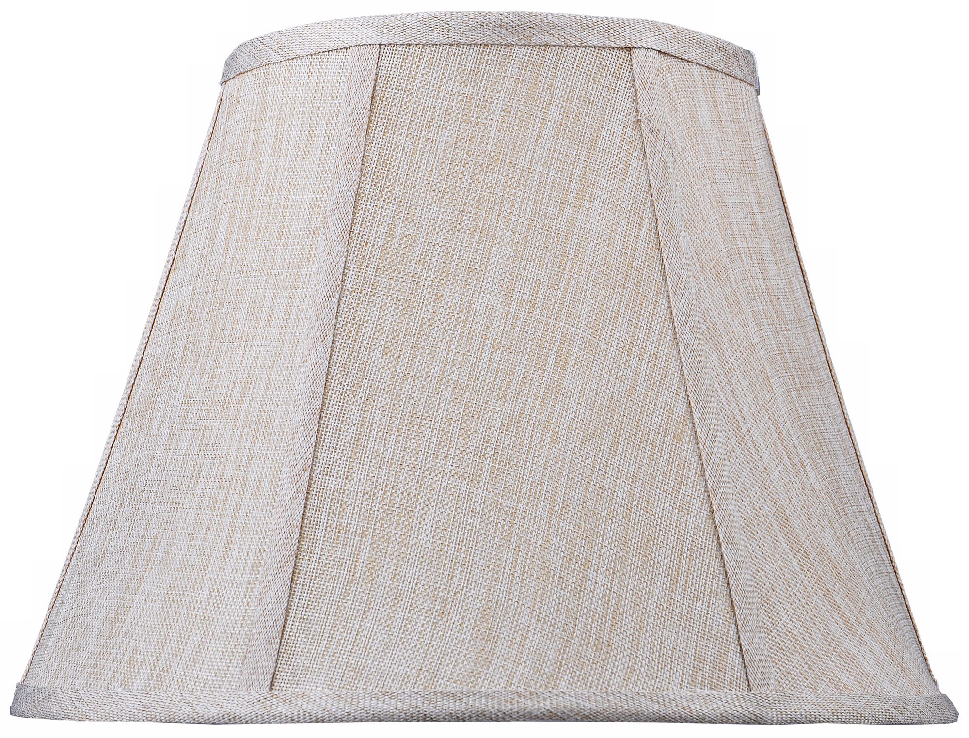 Beige and Cream Weave Lamp Shade 9x16x12 (Spider)