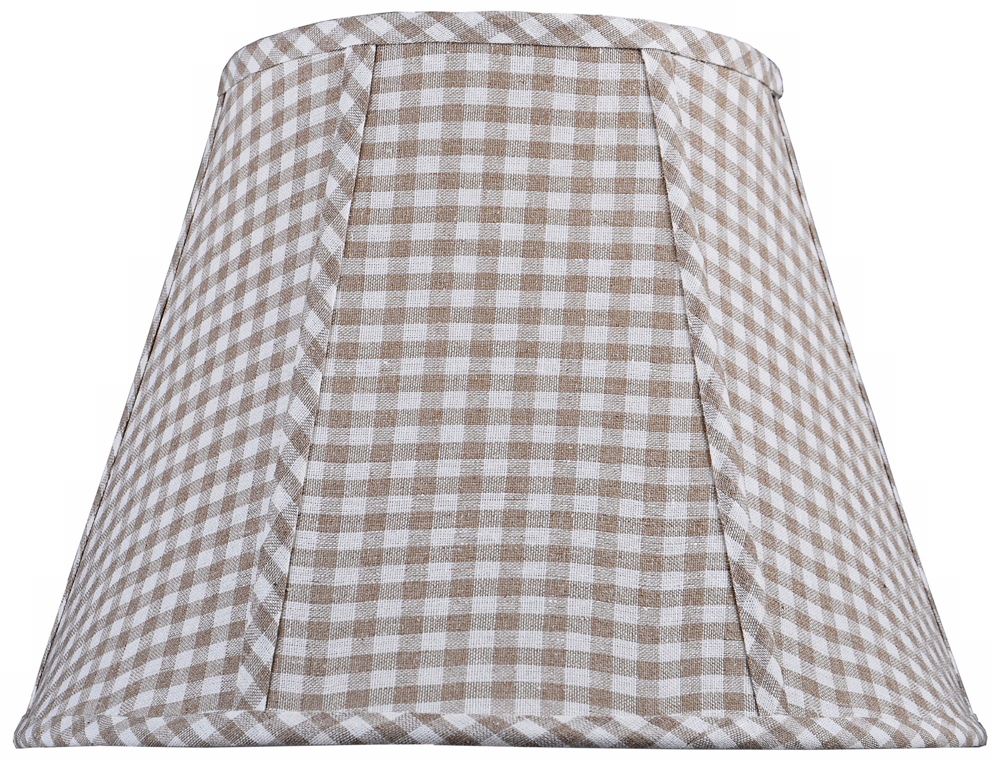 Tan Checkered Empire Shade 9x16x12 (Spider)
