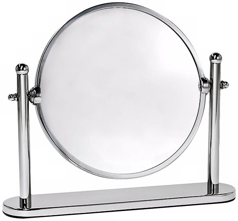 Gatco Premier 10 1/2" Wide Chrome Table Mirror