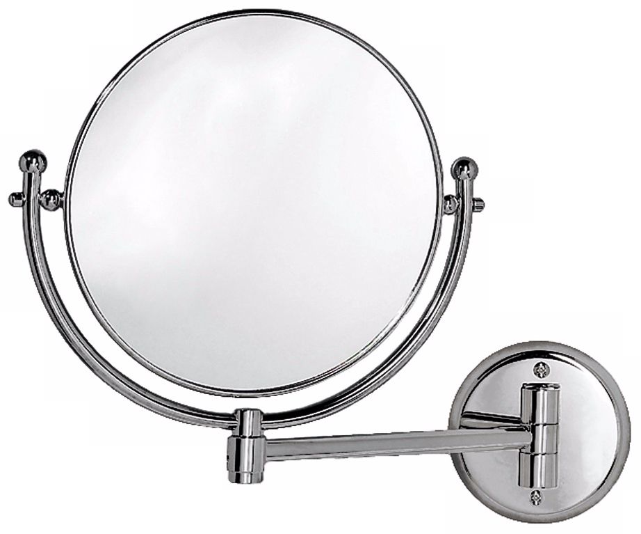 Gatco 14 1/4" Wide Chrome Swing Arm Wall Mirror