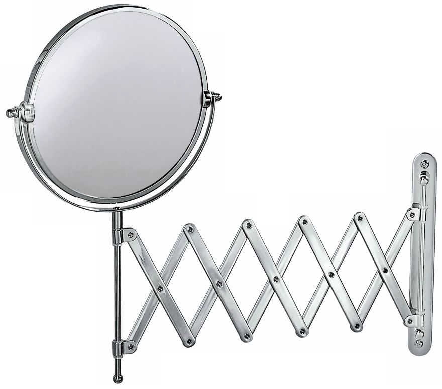 Gatco 26 1/2" Wide Chrome Accordion Wall Mirror