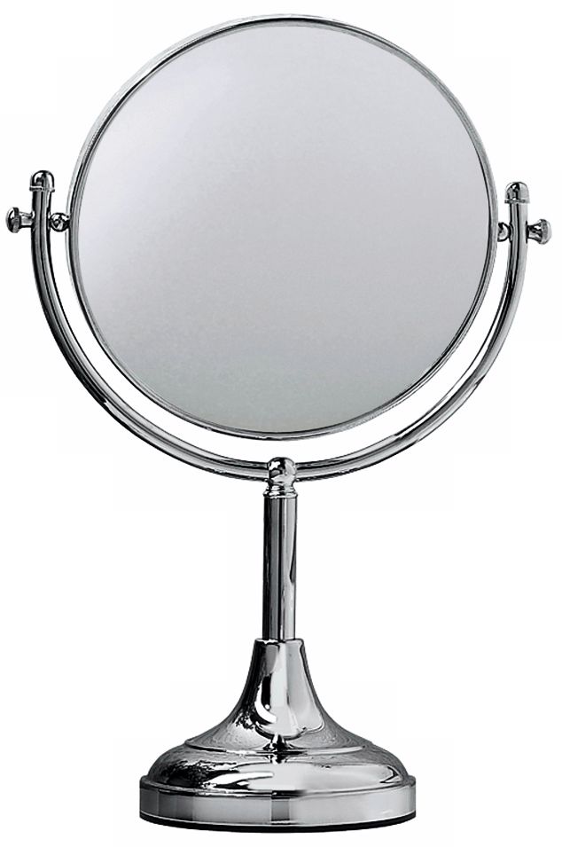 Gatco 15" High Chrome Table Mirror